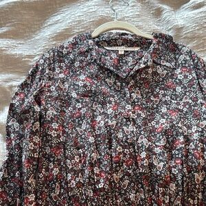 Veronica Beard women’s Black and Red Floral dress